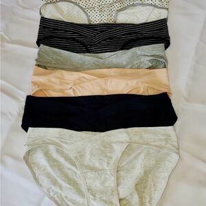 Set of 6 Women's Cotton Panties Multi-Pack - Small